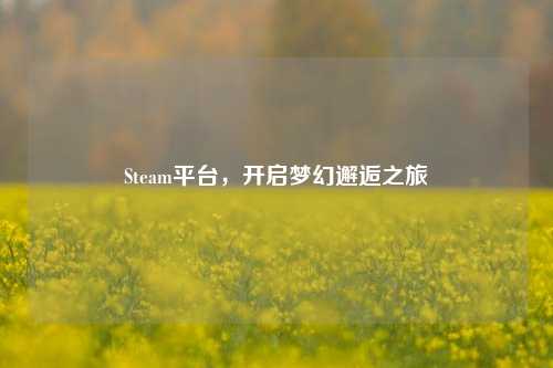 Steam平台,开启梦幻邂逅之旅