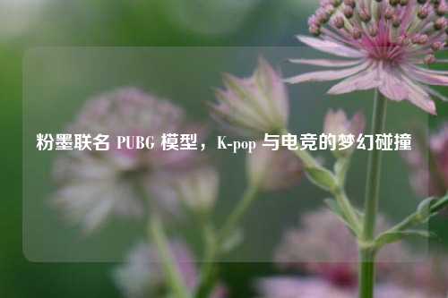 粉墨联名 PUBG 模型，K-pop 与电竞的梦幻碰撞