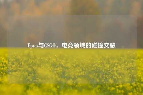 Epics与CSGO，电竞领域的碰撞交融