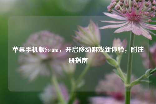 苹果手机版Steam，开启移动游戏新体验，附注册指南