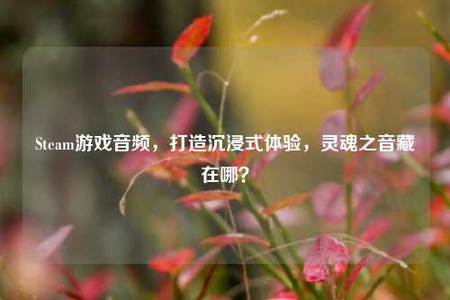 Steam游戏音频,打造沉浸式体验,灵魂之音藏在哪?