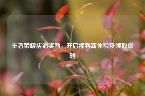 王者荣耀店铺奖励,开启福利新体验及领取攻略