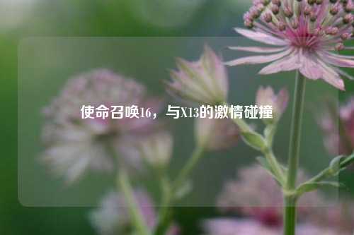 使命召唤16,与X13的***碰撞