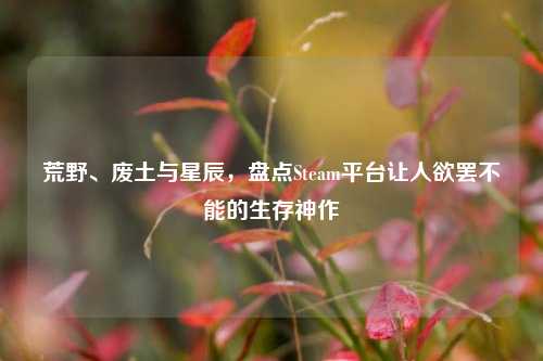 荒野、废土与星辰，盘点Steam平台让人欲罢不能的生存神作