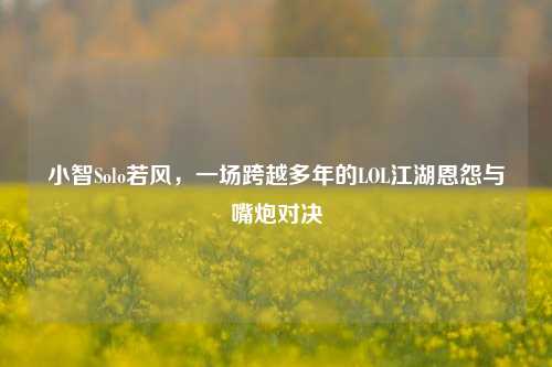 小智Solo若风,一场跨越多年的LOL江湖恩怨与嘴炮对决